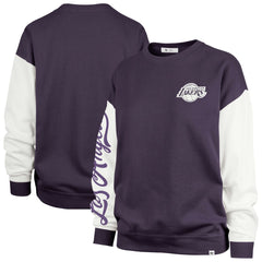 Los Angeles Lakers '47 Women's Plus Size Oversized Rise Andie Pullover Sweatshirt Purple