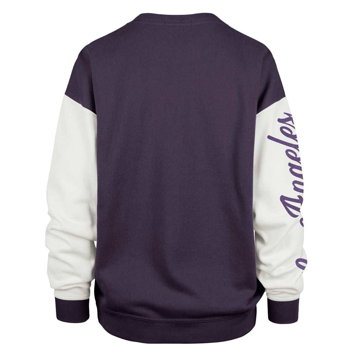 Los Angeles Lakers '47 Women's Plus Size Oversized Rise Andie Pullover Sweatshirt Purple