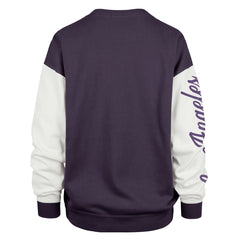Los Angeles Lakers '47 Women's Plus Size Oversized Rise Andie Pullover Sweatshirt Purple