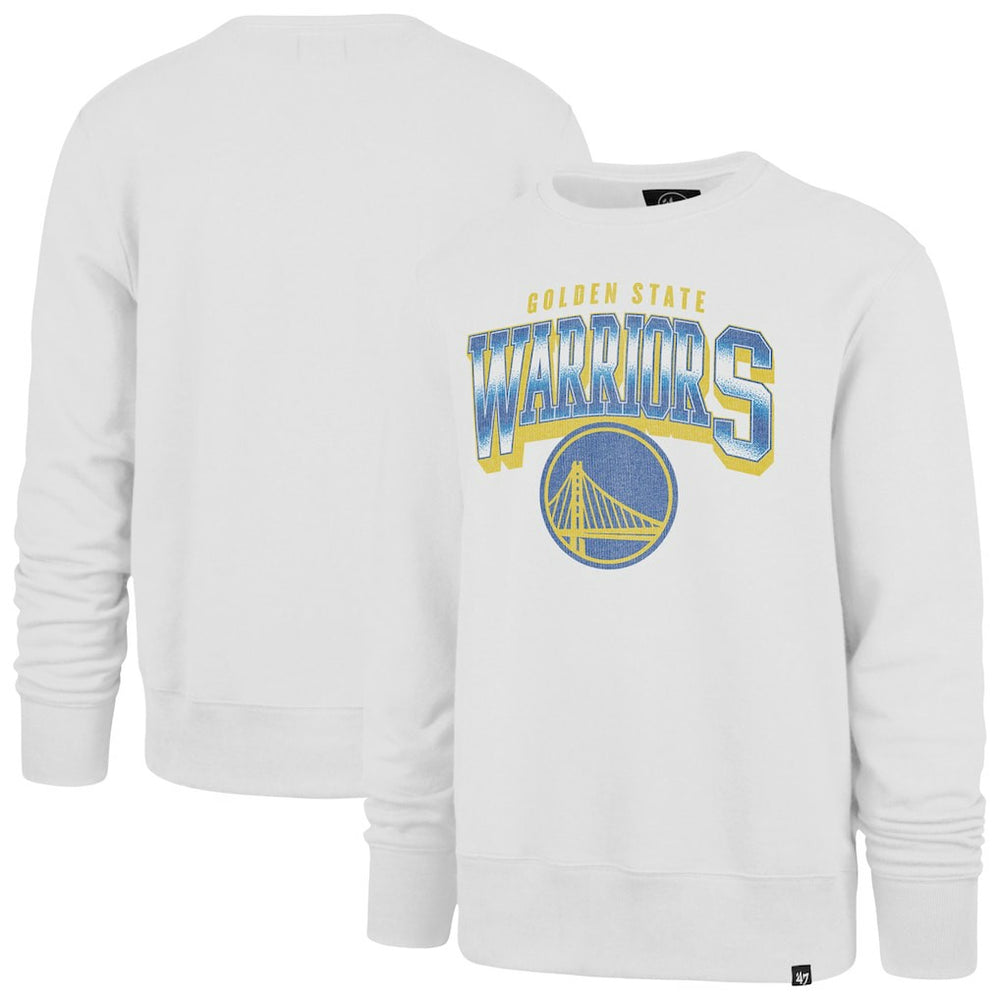 Golden State Warriors '47 Big & Tall Spotlight Headline Pullover Sweatshirt Cream