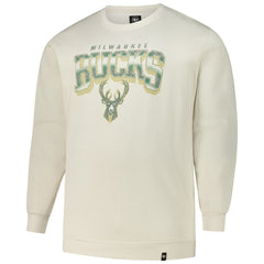Milwaukee Bucks '47 Big & Tall Spotlight Headline Pullover Sweatshirt Cream