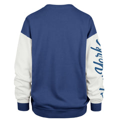 New York Knicks '47 Women's Rise Andie Oversized Pullover Sweatshirt Blue