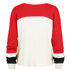 Chicago Bulls '47 Women's Curve Raglan Long Sleeve T-Shirt Cream