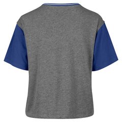 Philadelphia 76ers '47 Women's Rise Clubhouse Ziggy Color Block T-Shirt Gray