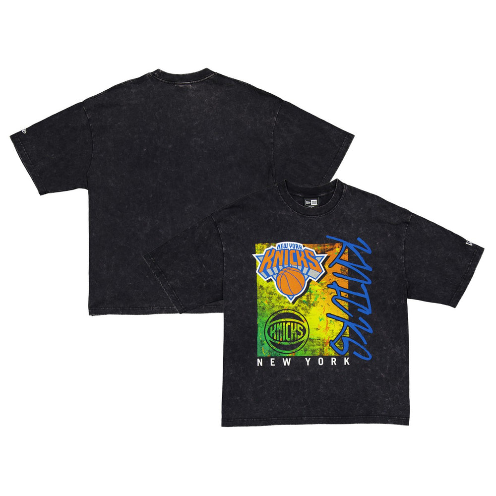 New York Knicks Sport Classics Enzyme Washed T-Shirt Black