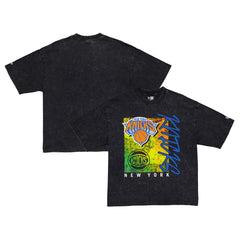 New York Knicks Sport Classics Enzyme Washed T-Shirt Black