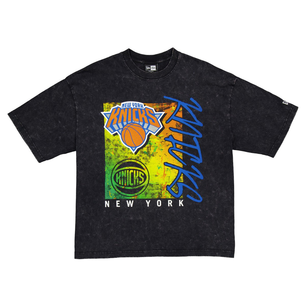 New York Knicks Sport Classics Enzyme Washed T-Shirt Black