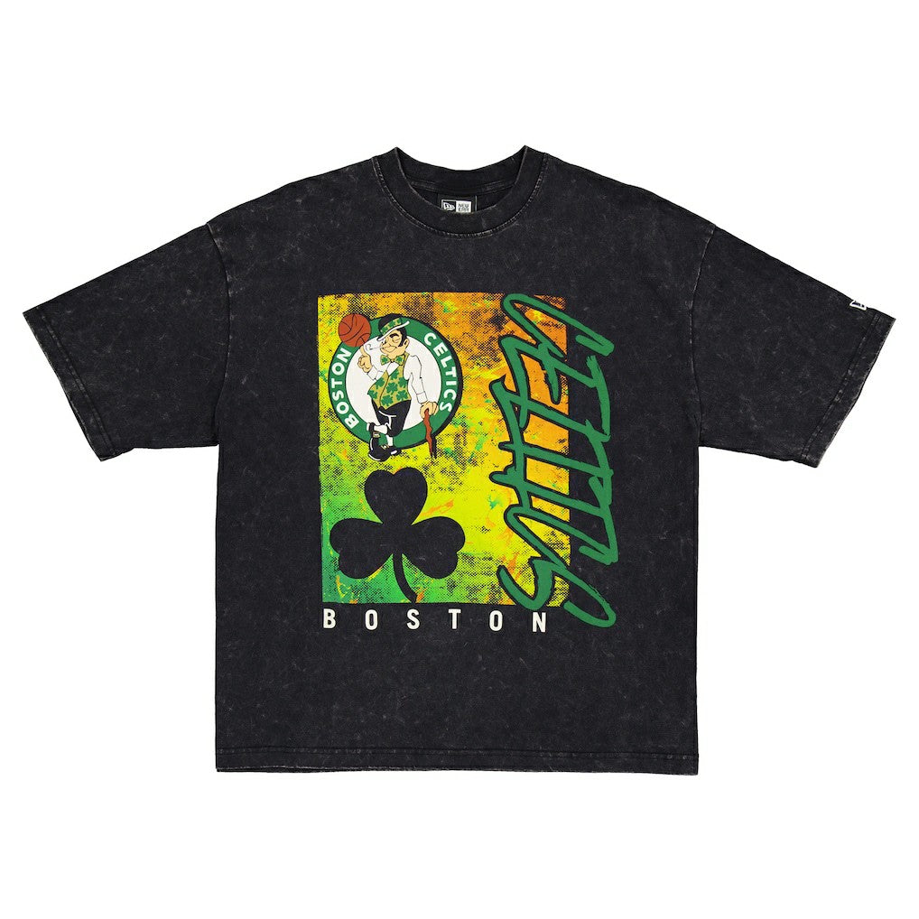 Boston Celtics Sport Classics Enzyme Washed T-Shirt Black