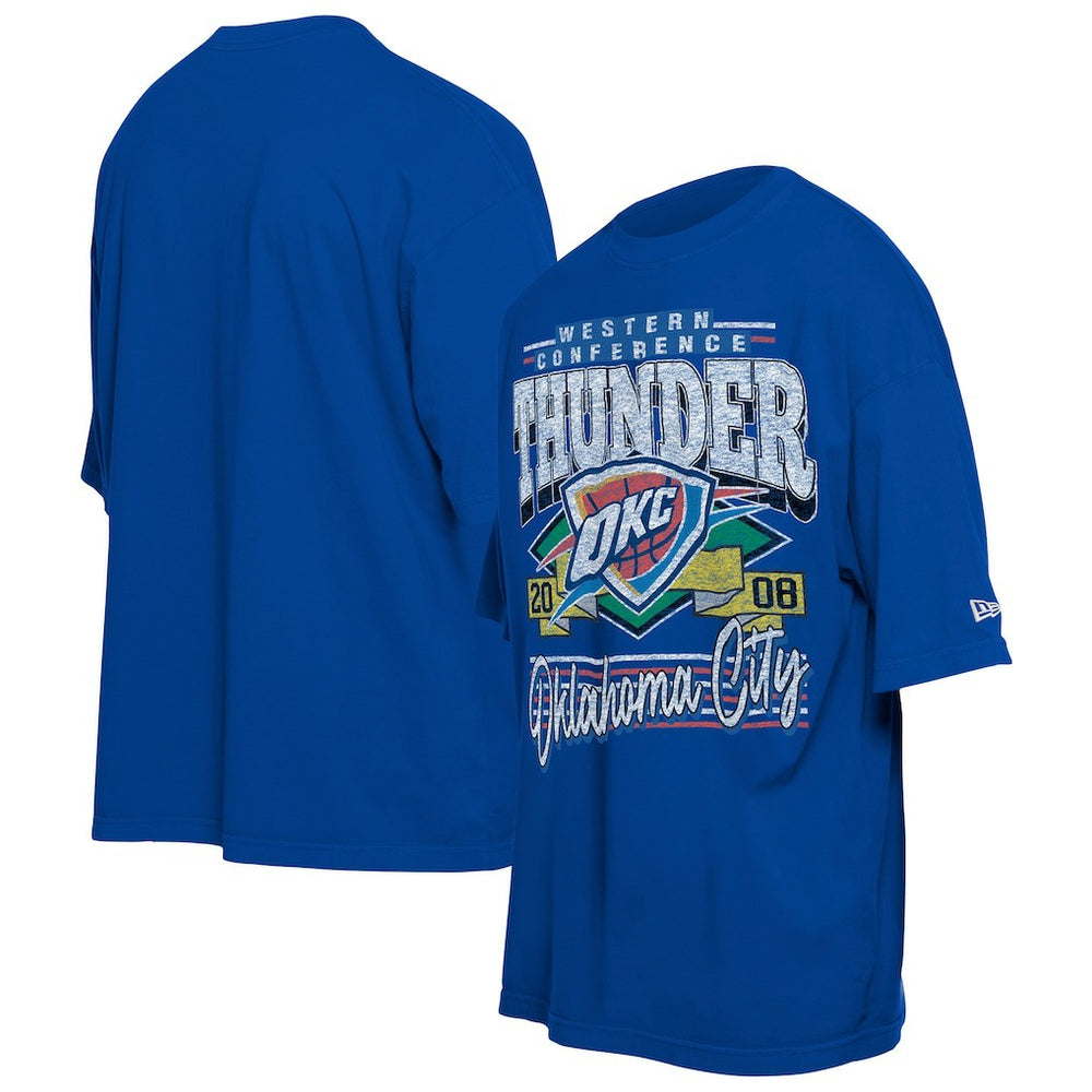 Oklahoma City Thunder Distressed Sport Classics T-Shirt Blue
