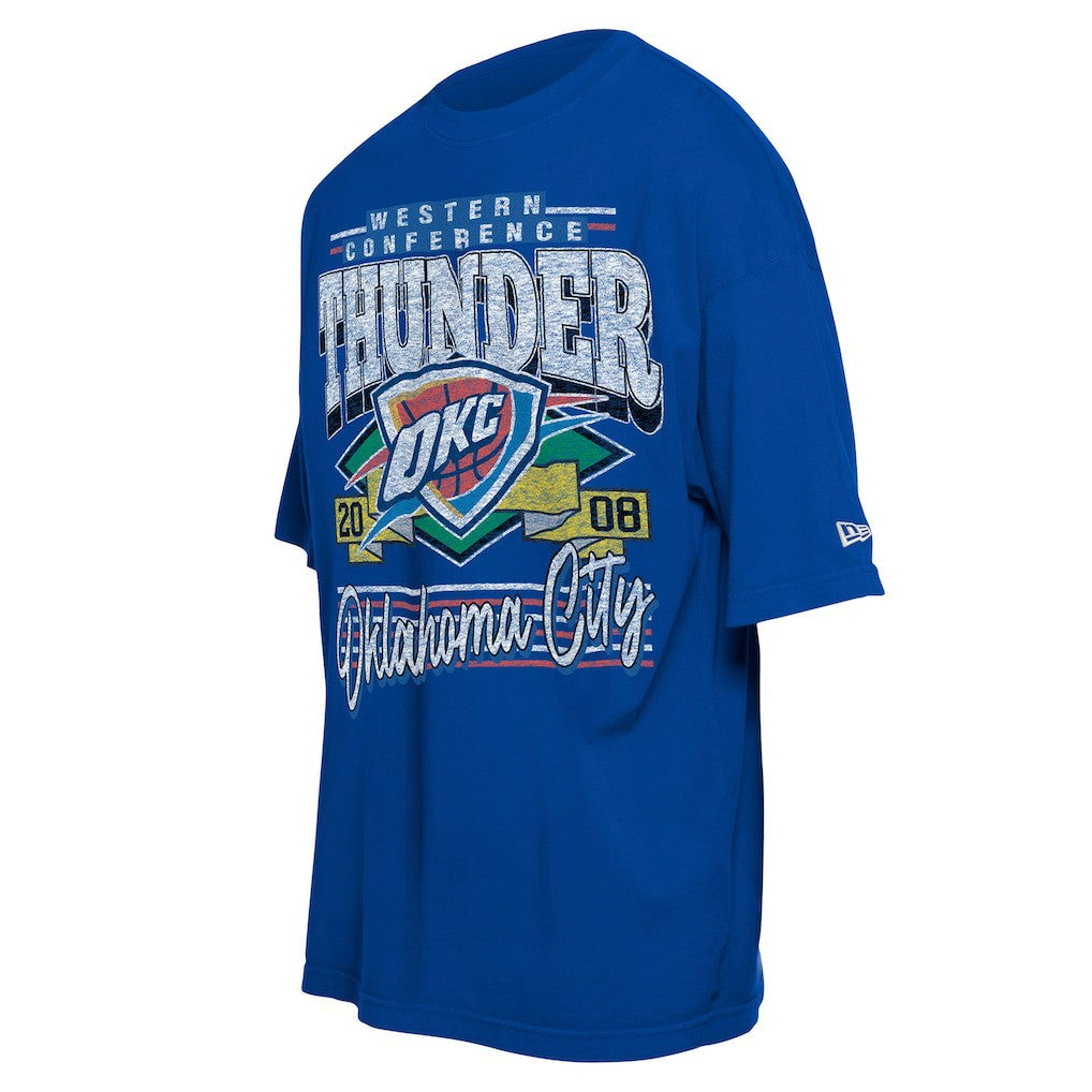 Oklahoma City Thunder Distressed Sport Classics T-Shirt Blue