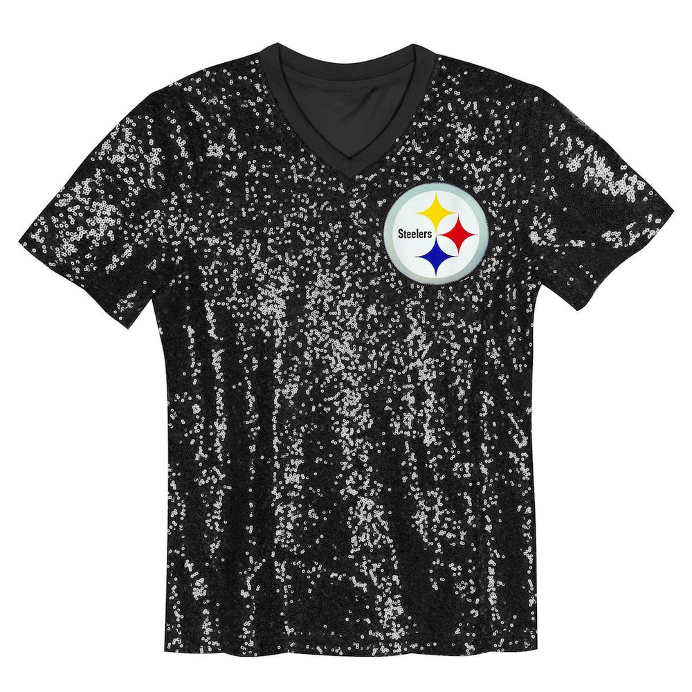 T.J. Watt Pittsburgh Steelers Women's Player Name & Number V-Neck Fashion Jersey Black