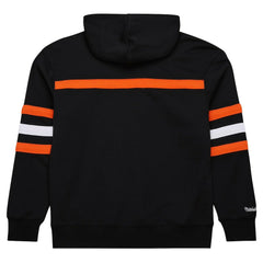 Cincinnati Bengals Vintage Logo Head Coach Fleece Pullover Hoodie Black