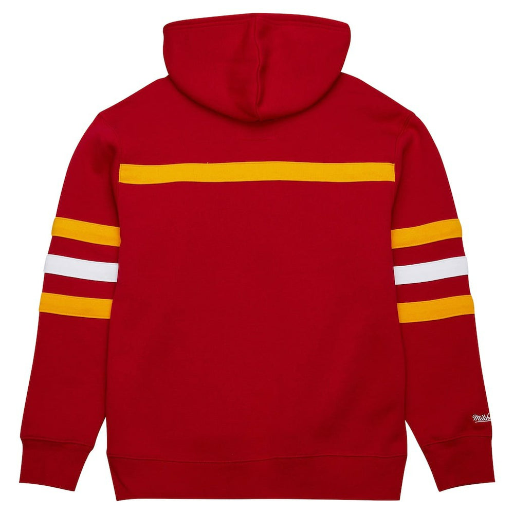 Kansas City Chiefs Vintage Logo Head Coach Fleece Pullover Hoodie Red