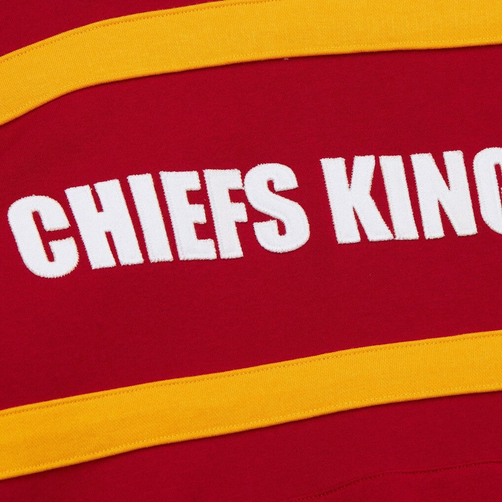 Kansas City Chiefs Vintage Logo Head Coach Fleece Pullover Hoodie Red