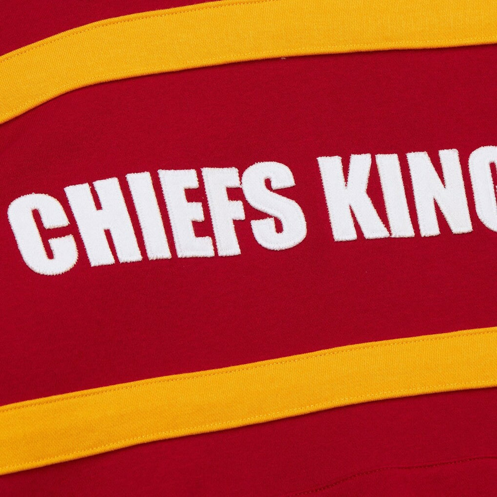 Kansas City Chiefs Vintage Logo Head Coach Fleece Pullover Hoodie Red
