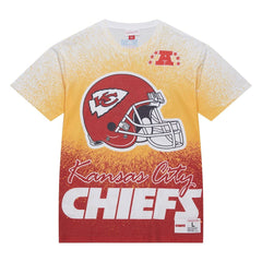 Kansas City Chiefs Team Burst Vintage Logo T-Shirt White