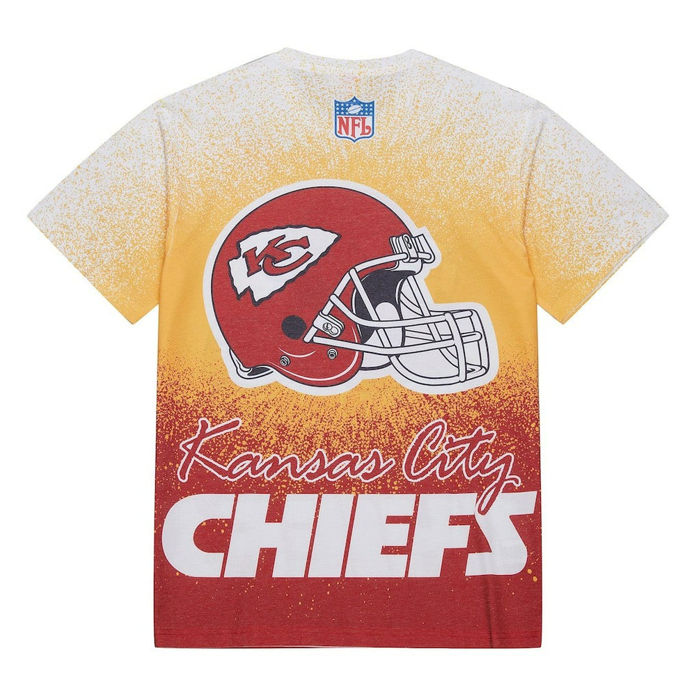 Kansas City Chiefs Team Burst Vintage Logo T-Shirt White