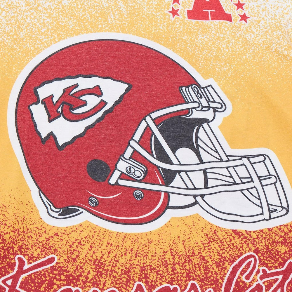 Kansas City Chiefs Team Burst Vintage Logo T-Shirt White