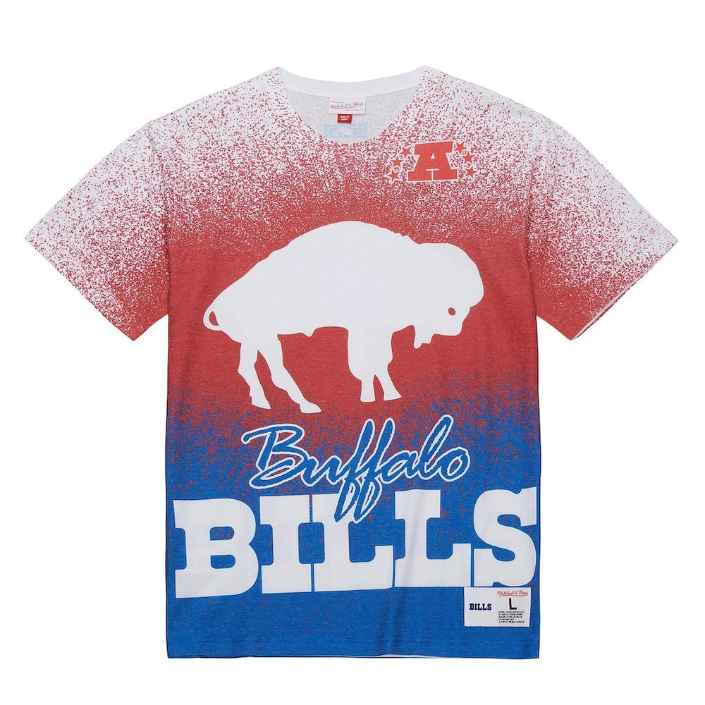 Buffalo Bills Team Burst Vintage Logo T-Shirt White