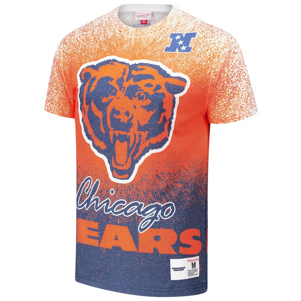 Chicago Bears Team Burst Vintage Logo T-Shirt White