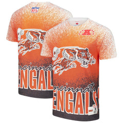 Cincinnati Bengals Team Burst Vintage Logo T-Shirt White