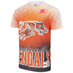 Cincinnati Bengals Team Burst Vintage Logo T-Shirt White