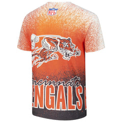 Cincinnati Bengals Team Burst Vintage Logo T-Shirt White