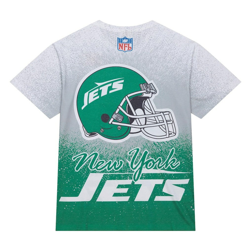 New York Jets Team Burst Vintage Logo T-Shirt White
