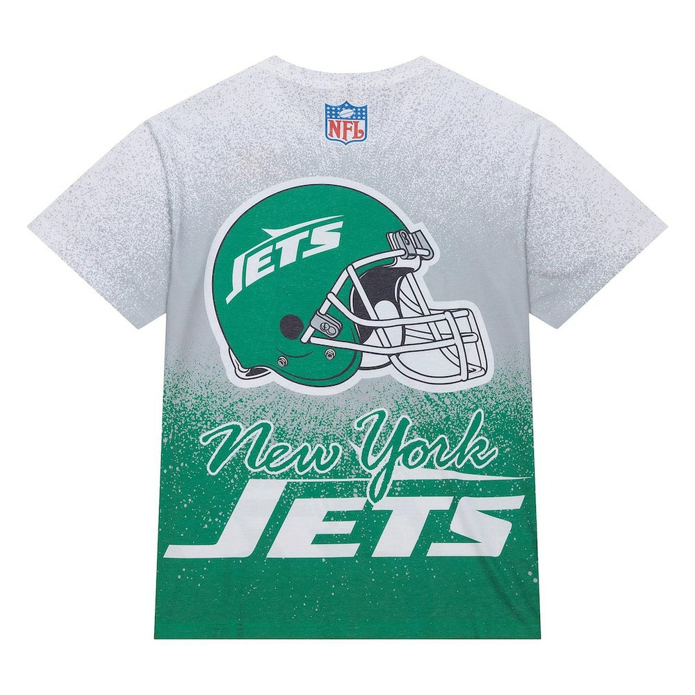 New York Jets Team Burst Vintage Logo T-Shirt White