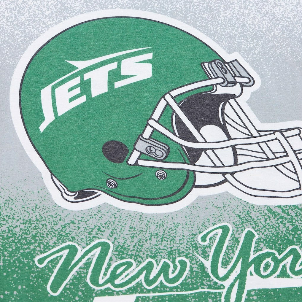 New York Jets Team Burst Vintage Logo T-Shirt White