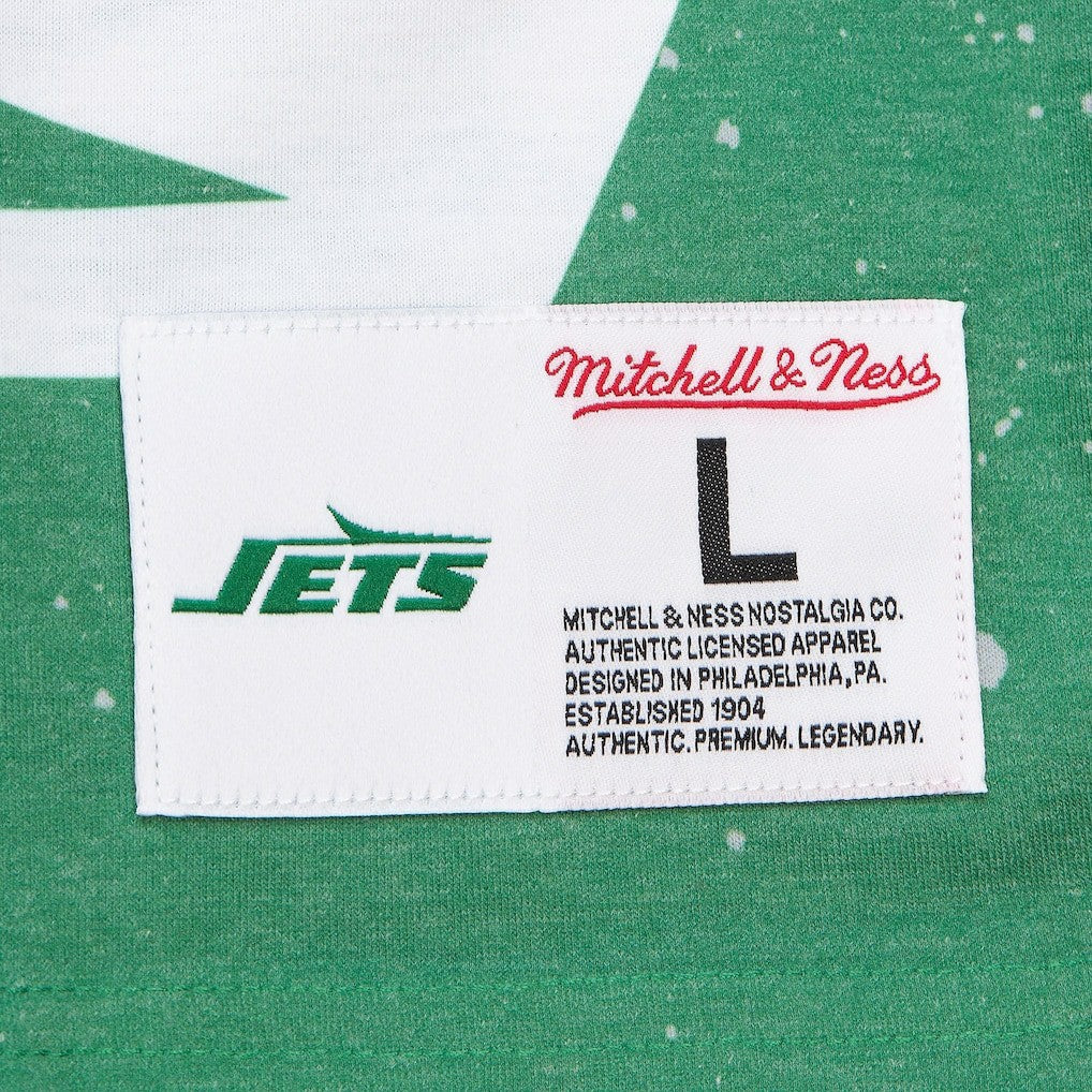 New York Jets Team Burst Vintage Logo T-Shirt White