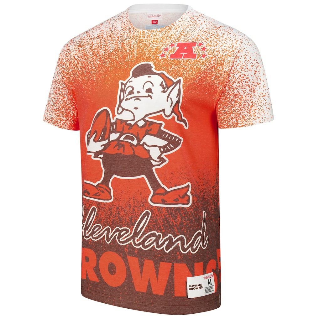Cleveland Browns Team Burst Vintage Logo T-Shirt White