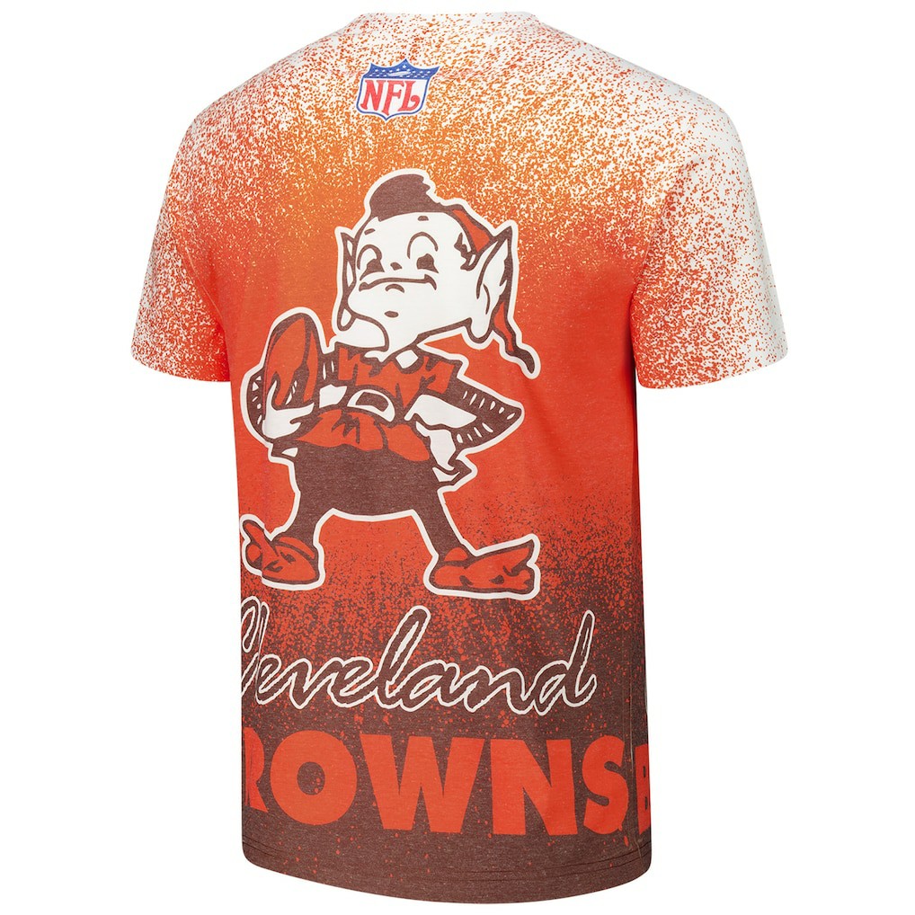 Cleveland Browns Team Burst Vintage Logo T-Shirt White