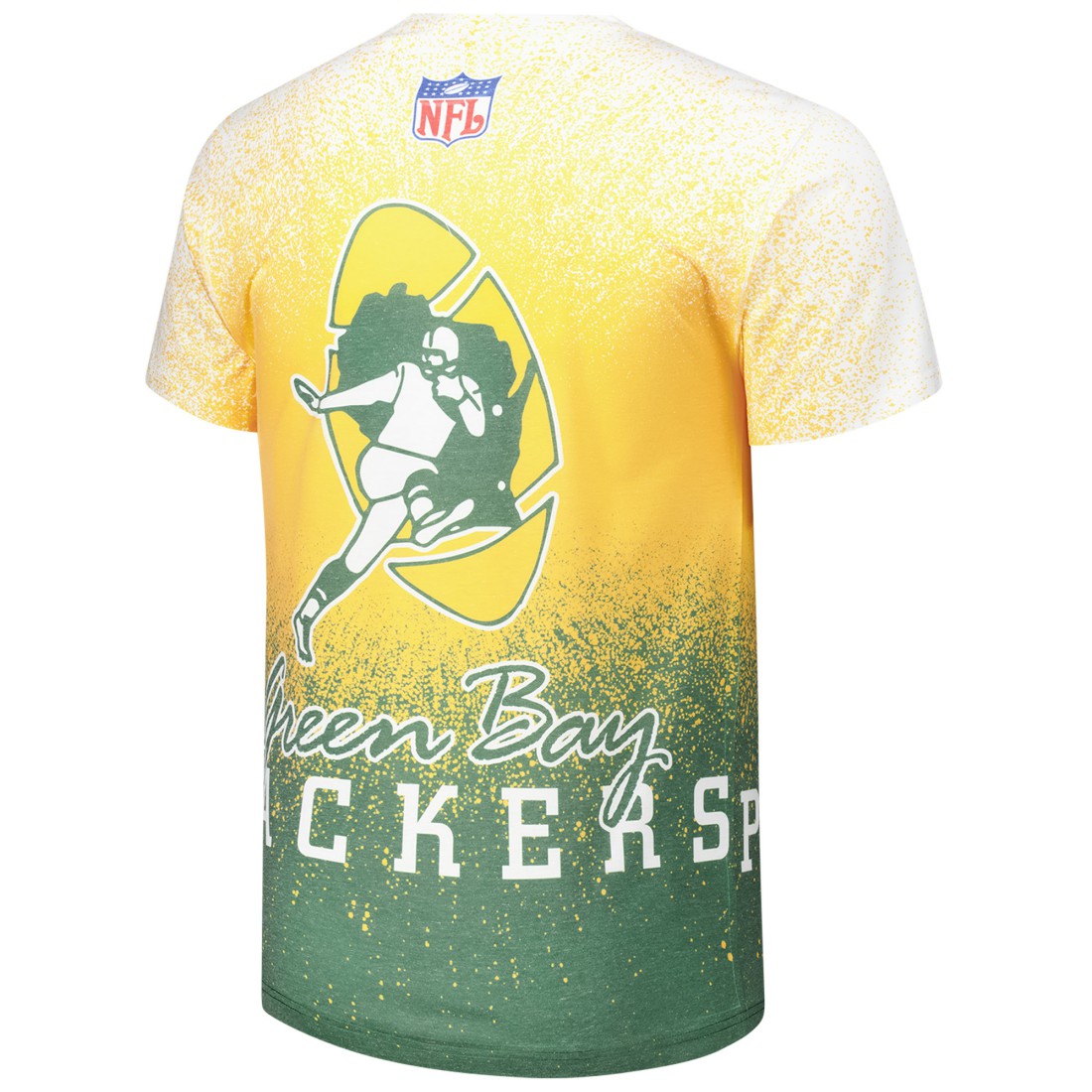 Green Bay Packers Team Burst Vintage Logo T-Shirt White