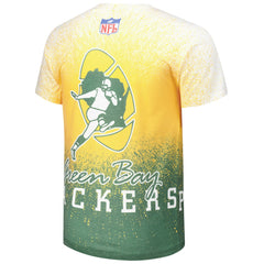 Green Bay Packers Team Burst Vintage Logo T-Shirt White