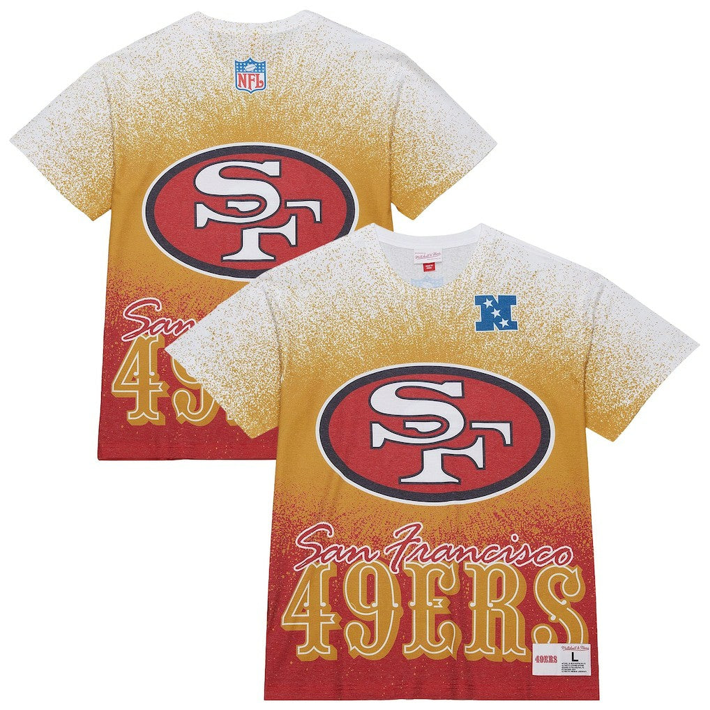 San Francisco 49ers Team Burst Vintage Logo T-Shirt White