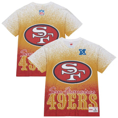 San Francisco 49ers Team Burst Vintage Logo T-Shirt White