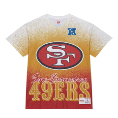 San Francisco 49ers Team Burst Vintage Logo T-Shirt White
