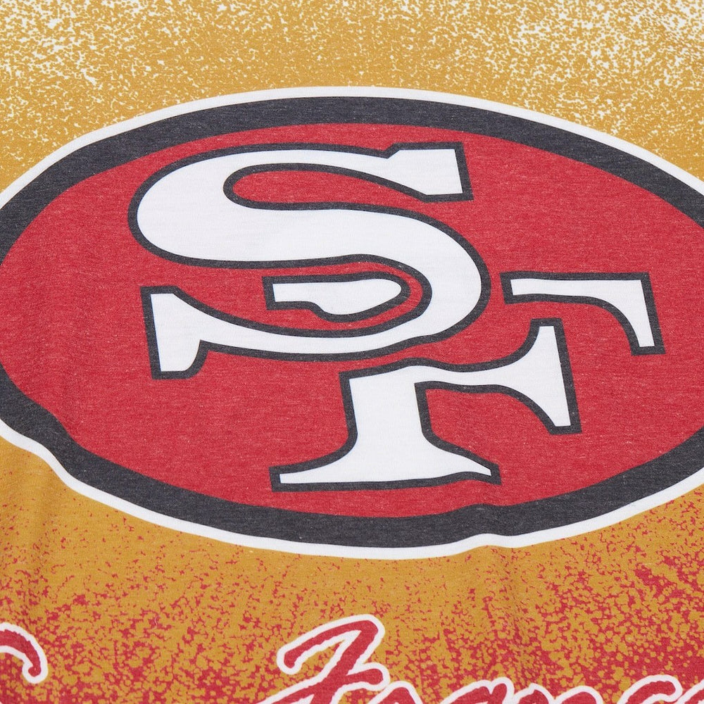 San Francisco 49ers Team Burst Vintage Logo T-Shirt White