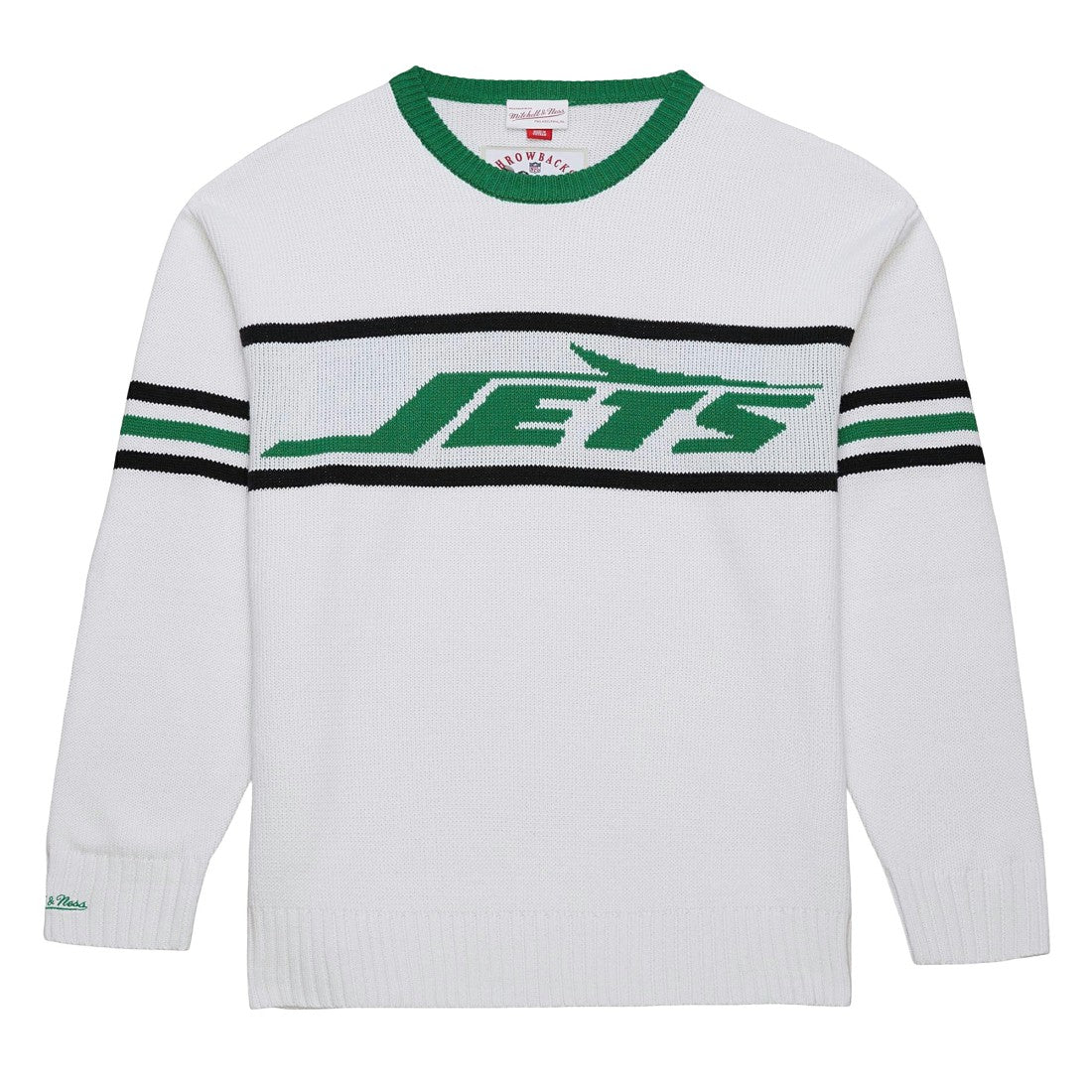 New York Jets Throwback 1984 Pullover Sweater White