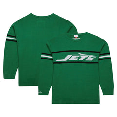New York Jets Throwback 1984 Pullover Sweater Green