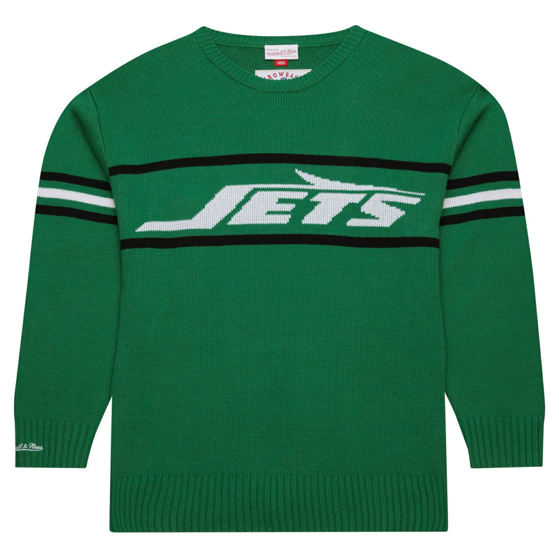 New York Jets Throwback 1984 Pullover Sweater Green