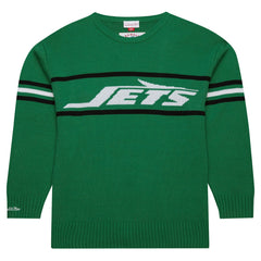 New York Jets Throwback 1984 Pullover Sweater Green
