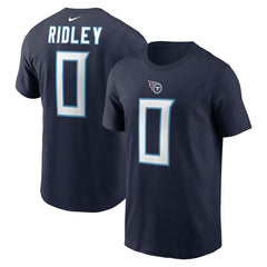 Calvin Ridley Tennessee Titans Player Name & Number T-Shirt Navy