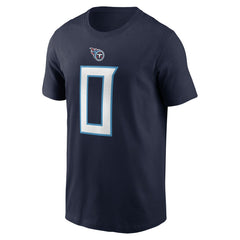 Calvin Ridley Tennessee Titans Player Name & Number T-Shirt Navy
