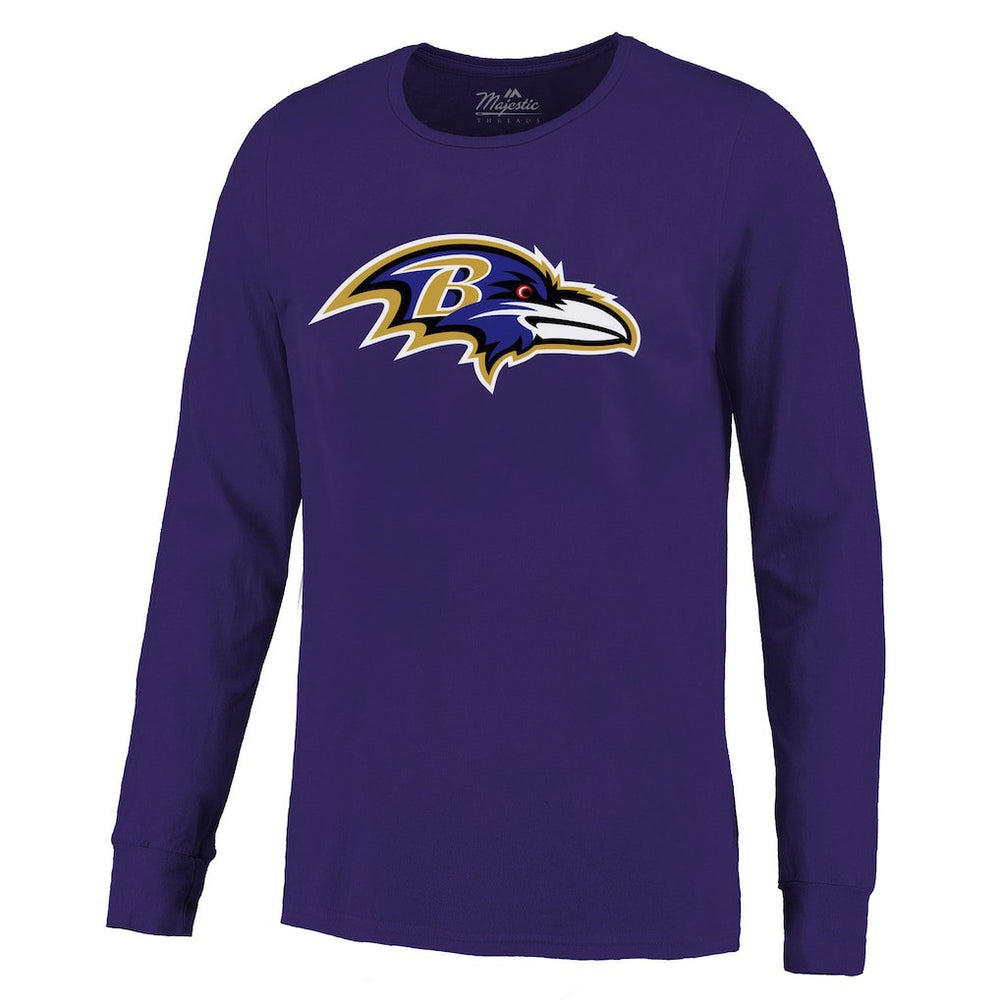 Derrick Henry Baltimore Ravens Majestic Threads Name & Number Long Sleeve T-Shirt Purple