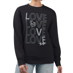 NHL Los Angeles Kings G-III 4Her by Carl Banks Women's Lots Of Love Team Logo Graphic Pullover Sweatshirt - Black