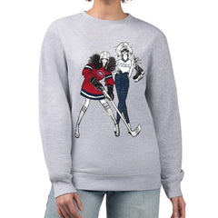NHL Montreal Canadiens G-III 4Her by Carl Banks Women's Hockey Girls Team Graphic Fleece Pullover Sweatshirt - Heather Gray