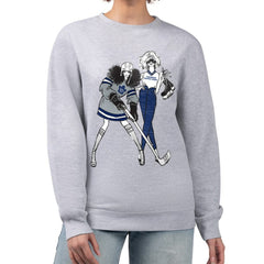 NHL Toronto Maple Leafs G-III 4Her by Carl Banks Women's Hockey Girls Team Graphic Fleece Pullover Sweatshirt - Heather Gray