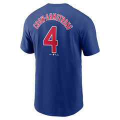 Pete Crow-Armstrong Chicago Cubs Nike Fuse Name & Number T-Shirt - Royal T-shirts